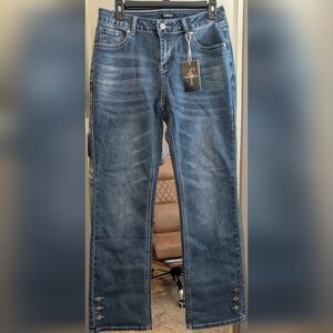 Blue Denim Jeans - Classic Straight Fit